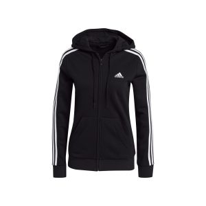 Adidas Essentials Fleece 3-Streifen Damen Kapuzenjacke