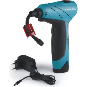 EASYmaxx Akku-Handkompressor mit LED-Beleuchtung 12V blau/schwarz