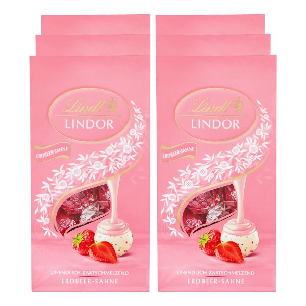 Lindt Lindor Erdbeer Sahne 100 g