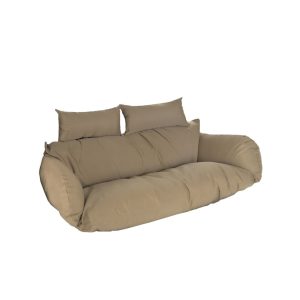 Home Deluxe Polyrattan Hängesessel TWIN - Nur Kissen