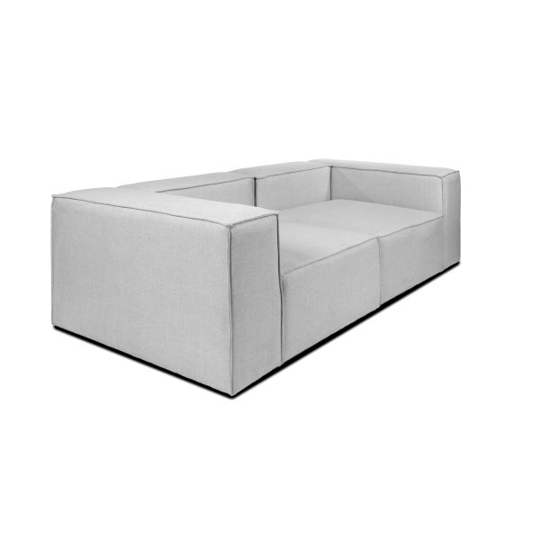 Modulares Sofa VERONA - versch. Ausführungen-S hellgrau