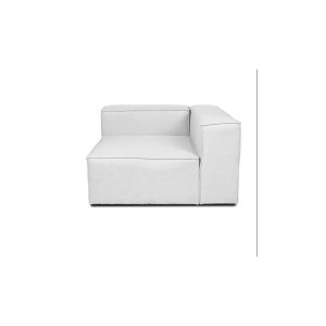 Modulares Sofa VERONA -versch. Ausführungen - rechtes Ecksofa - hellgrau