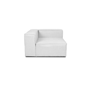 Modulares Sofa VERONA -versch. Ausführungen - Linkes Ecksofa - hellgrau