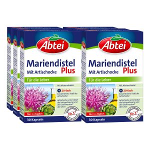 Abtei Mariendistel Plus mit Artischocke Tabletten 30 Stück 22 g