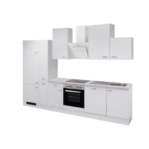 Flex-Well Küchenzeile 310cm -mit E-Geräte - G-310-2601-059-WITO