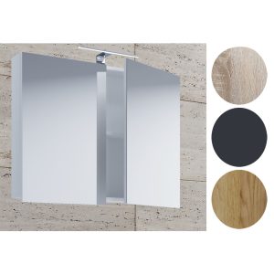 VCM Badspiegel Wandspiegel Hängespiegel Spiegelschrank Badezimmer Badinos 40 x 60 cm