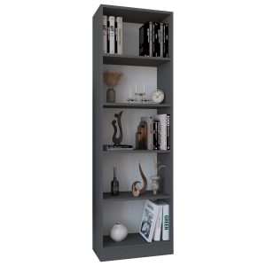 VCM Holz Aufbewahrung Stand Regal Bücherregal Deko Bücher Standregal Dilos XL 5-fach