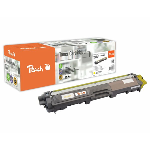 Peach B245Y Tonermodul XL ye ersetzt Brother TN-245Y für z.B. Brother DCP -9020 CDW