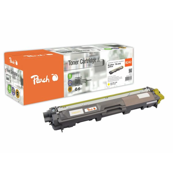 Peach B242Y Tonermodul ye ersetzt Brother TN-242Y für z.B. Brother DCP -9022 CDW