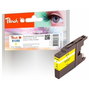 Peach B1280XLY Druckerpatrone XL ye ersetzt Brother LC-1280XLY für z.B. Brother MFCJ 6510 DW