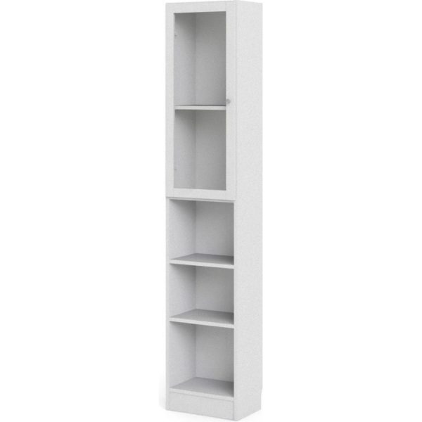 Base Regal Glastür weiss Standregal Wandregal Vitrine Bücherregal Schrank Möbel