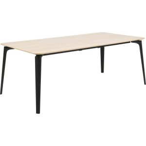 Esstisch Coy 100x200cm Eiche schwarz Holztisch Küchentisch Esszimmertisch Tisch