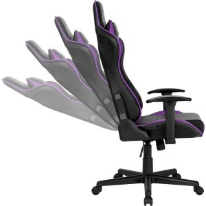 Paracon Brawler Gaming Computerstuhl Bürostuhl Gamer Stuhl Sessel Racing lila