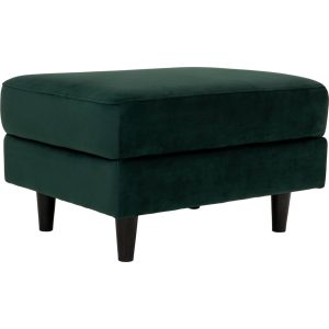 Bologna Pouf Velour grün Hocker Sitzpuff Sitzhocker Sitzpouf Bodenkissen Schemel