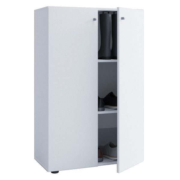 Universalschrank Büro Kommode Highboard Schrank Anrichte Mehrzweckschrank weiss