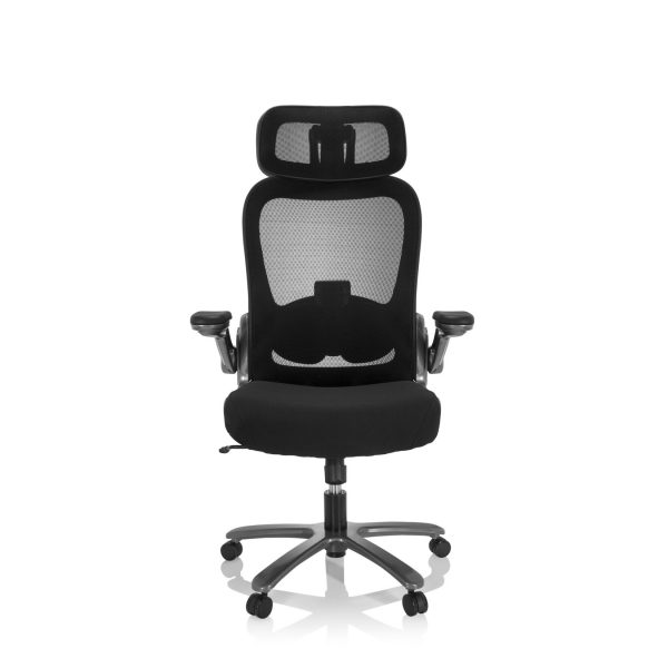 XXL Drehstuhl INSTRUCTOR T I PRO Stoff/Netzstoff mit abklappbaren Armlehnen hjh OFFICE