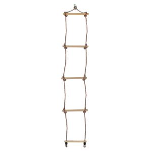 Best Sporting Strickleiter mit 5 Sprossen aus wetterfestem Hartholz