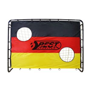 Best Sporting Fußballtor Deutschland 213 x 152cm mit Netz und Torwand für Torwandschießen