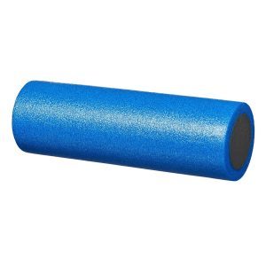 Best Sporting Yogarolle mit Übungsanleitung I Farbe: blau/schwarz I Länge: 45 cm