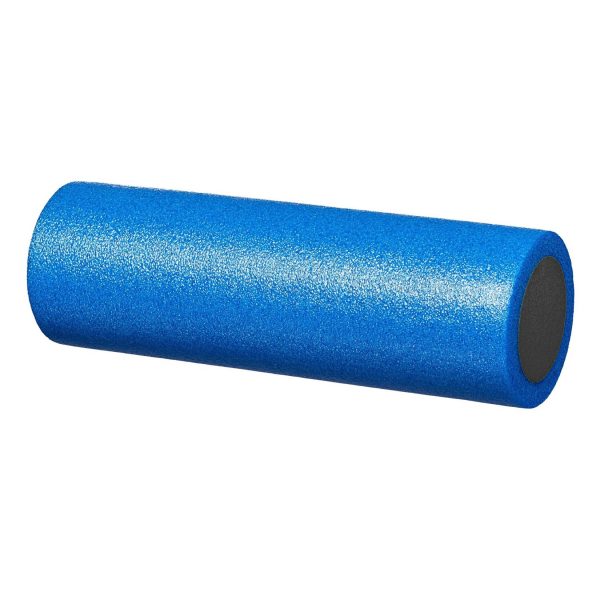 Best Sporting Yogarolle mit Übungsanleitung I Farbe: blau/schwarz I Länge: 45 cm