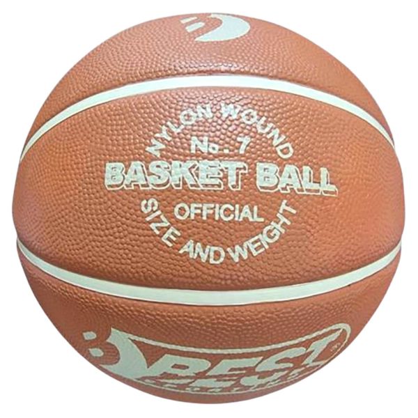 Best Sporting Basketball Größe 7 Brown/Cream I hochwertiger Basketball Outdoor I robuster Basketball Kinder & Erwachsene I Basketball Ball mit offiziellem Gewicht & Größe I Basketball-Zubehör