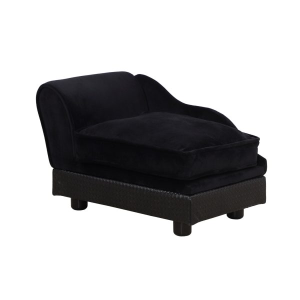 HTI-Living Hundesofa mit Bettkasten Schwarz Cora