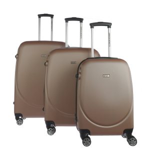 HTI-Living Reisekoffer 3-teiliges Set Trolleyset Gold