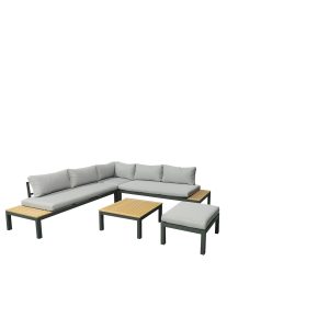 Gartenfreude Lounges Aluminium Sitzgarnitur Ambience Combi