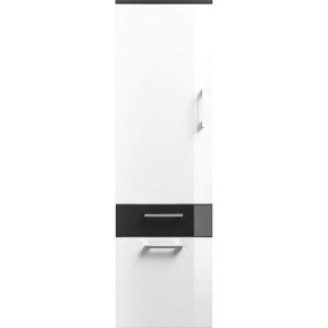 Posseik Hochschrank Rima anthrazit-weiss 5805