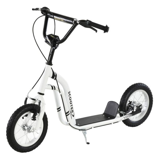 HOMCOM Tretroller mit Handbremse 120 x 58 x 80-85 cm   Kinderscooter Kids Cityroller Kinderroller Roller