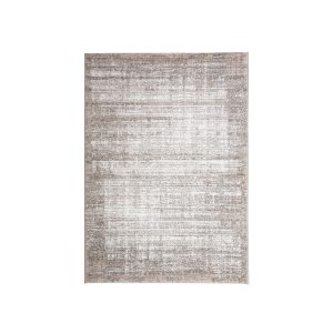 HOMCOM Kurzflorteppich mit meliertem Muster beige 190 x 133 x 1 cm   kurzflorteppich webteppich wohnzimmerteppich schlafzimmerteppich