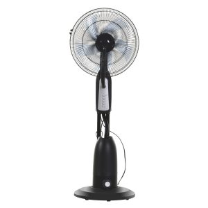 HOMCOM Standventilator mit Wasserzerstäuber schwarz