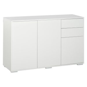 HOMCOM Sideboard mit Anti-Kippvorrichtung 117 x 36 x 74 cm (BxTxH)   Büromöbel Beistellschrank Flurkommode Schrank