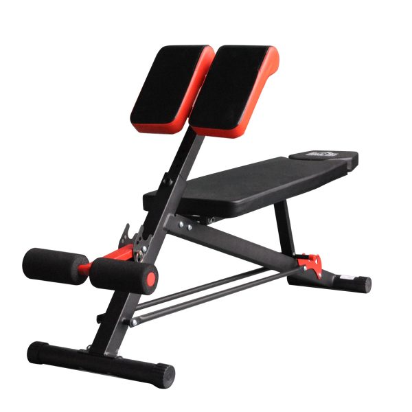 HOMCOM Multifunktionale Trainingsbank schwarz