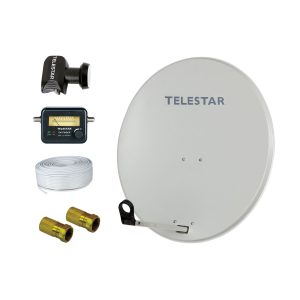 TELESTAR 60cm Sat Antenne mit Twin LNB