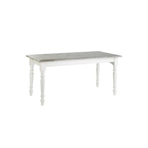 Tisch Lewis Weiß/Grau 180 x 90 cm