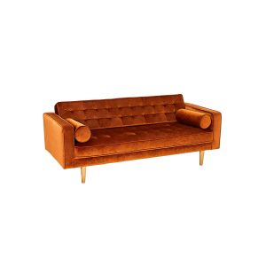 Sofa 3-Sitzer Queen Braun