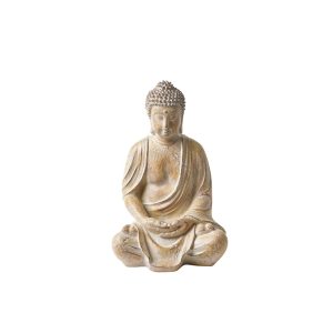 Deko-Figur Buddha Riva Beige