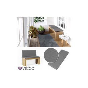 VICCO Bankauflage 100x40x5cm Bankpolster Gartenbank-Auflage Sitzpolster Auflage