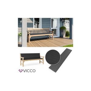 VICCO Bankauflage 180x40x5cm Bankpolster Gartenbank-Auflage Sitzpolster Auflage