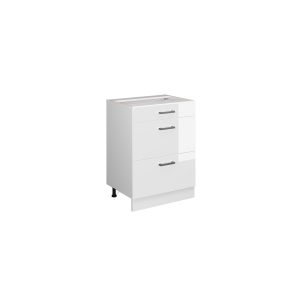 Vicco Schubladenunterschrank Küchenschrank Küchenzeile R-Line 60 cm Weiß Schublade