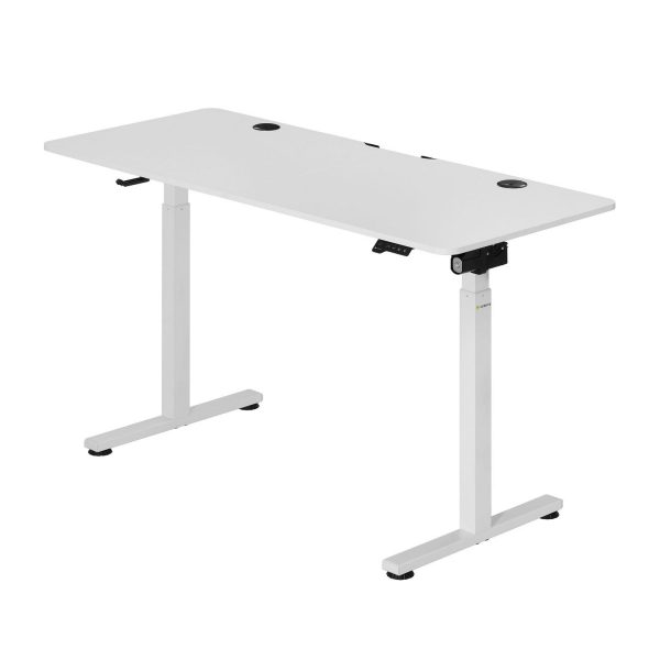 Juskys Höhenverstellbarer Schreibtisch Office Stand 140x60cm - elektrisch