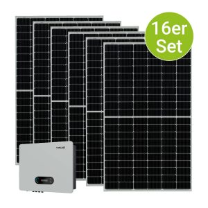 Juskys Solaranlage Set 6000 Watt Photovoltaik Anlage 16 Module