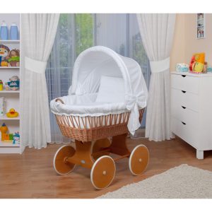 WALDIN Baby Stubenwagen-Set mit Ausstattung