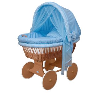 WALDIN Baby Stubenwagen-Set mit Ausstattung