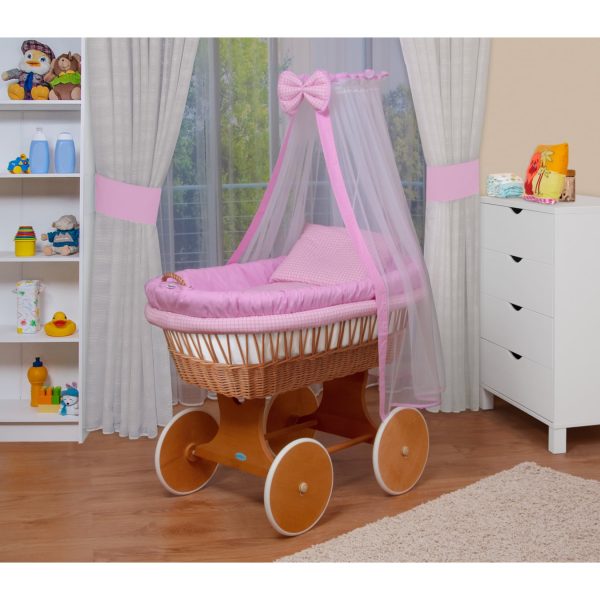 WALDIN Baby Stubenwagen-Set mit Ausstattung