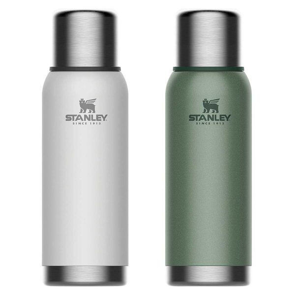 STANLEY Isolier Kanne Adventure 1 L Thermo Flasche Kaffee Tee Becher Vakuum Farbe: Grün