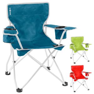 BRUNNER Kinder Stuhl Action Kids Camping Klappstuhl Strand Faltbar Stahl 60 kg Farbe: Grün