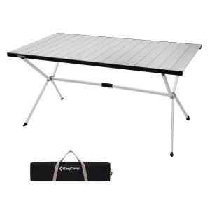 KINGCAMP Campingtisch Camping Rolltisch Klapptisch Garten Falttisch Alu 146x80cm