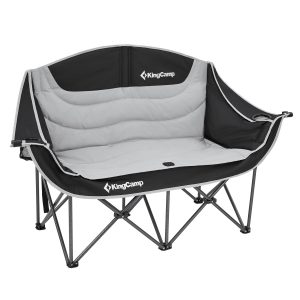 KINGCAMP Campingstuhl Sofa Duo Deluxe Doppel Lounge 2 Personen Klapp Stuhl 200kg